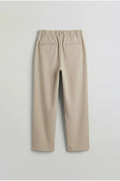 Erkek Baggy Fit Kumaş Pantolon Siyah