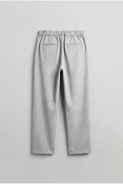 Erkek Baggy Fit Kumaş Pantolon Siyah